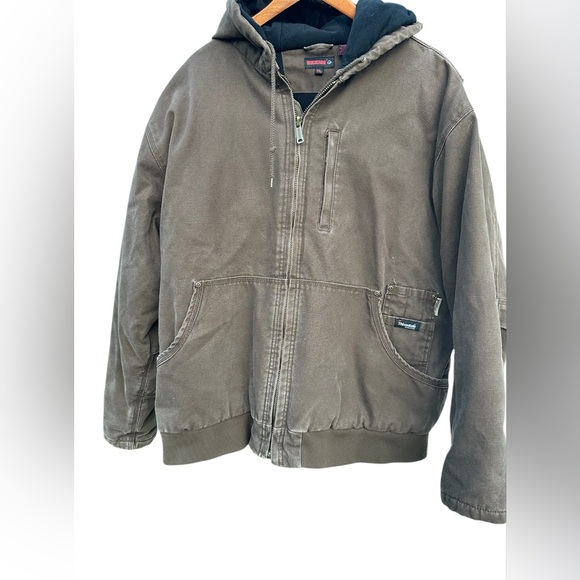 Wolverine work jacket heavy duty tobacco color SIZE  XXL PREOWNED *workwear - Picture 1 of 9